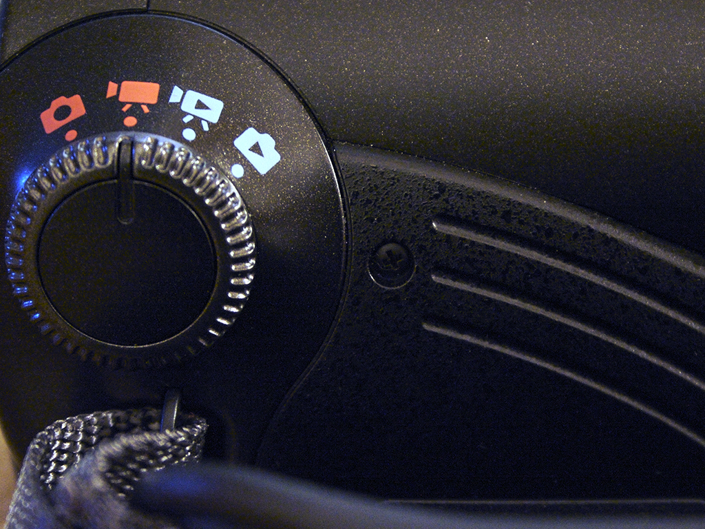 Photo of a video Camera Showing the settings for videoAnd photography